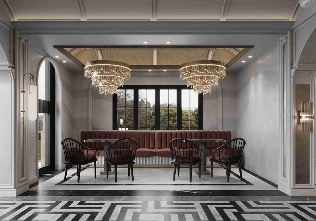 desain cafe industrial minimalis