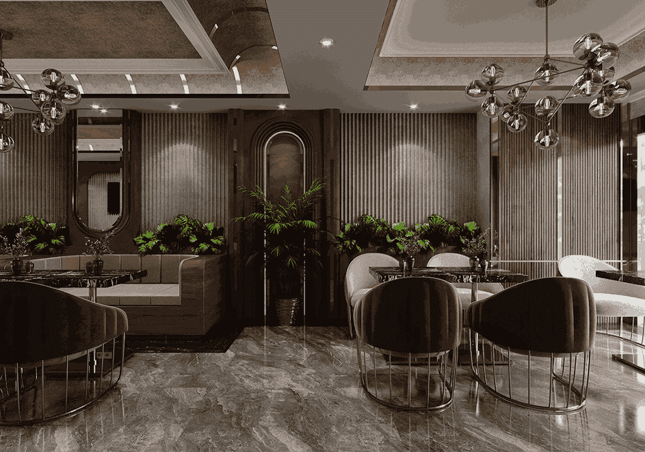desain cafe kekinian