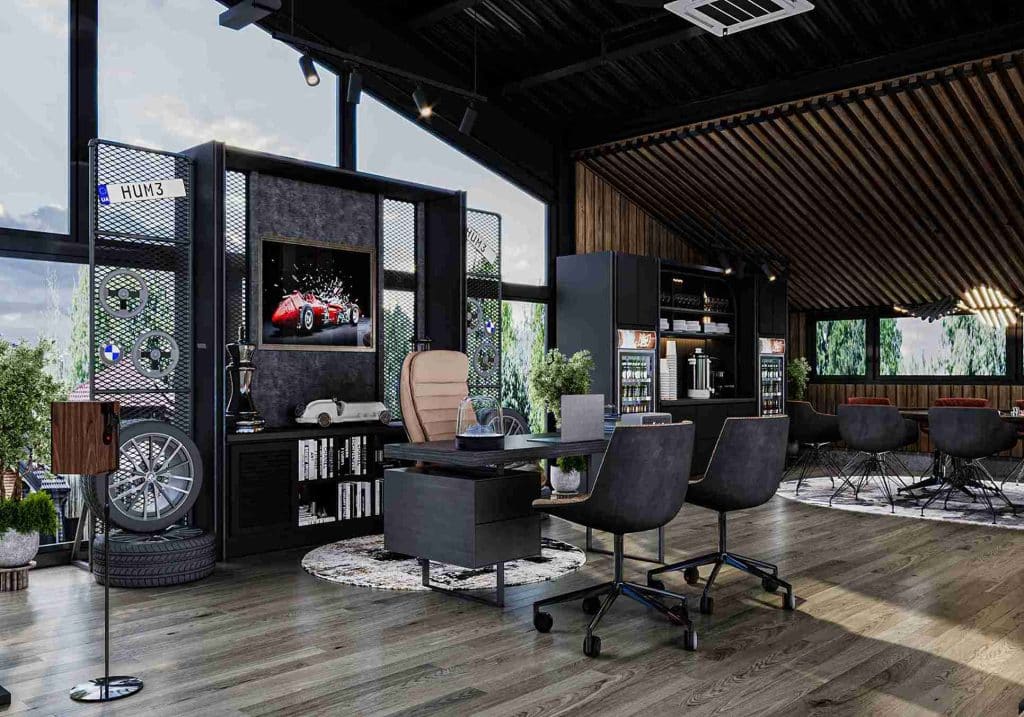 desain kantor modern