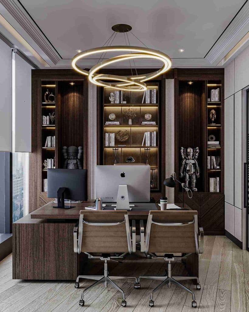 ruang kerja kantor modern