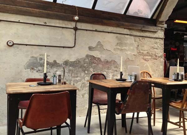 fasad cafe industrial