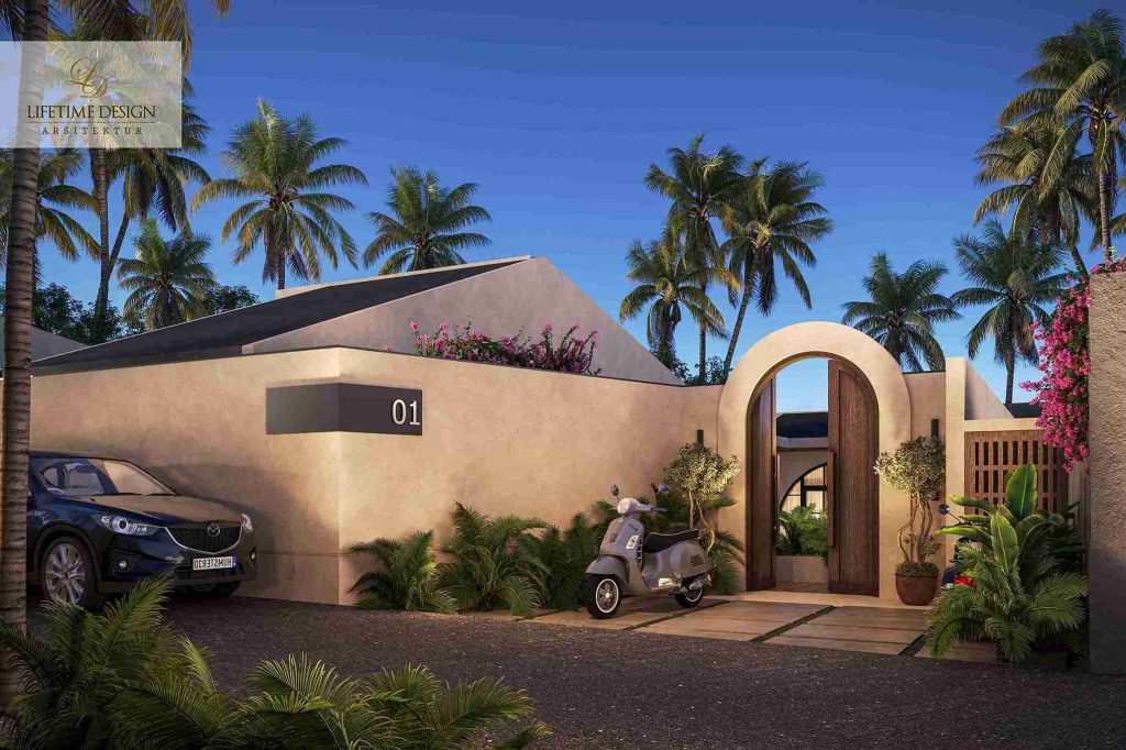desain villa tropis
