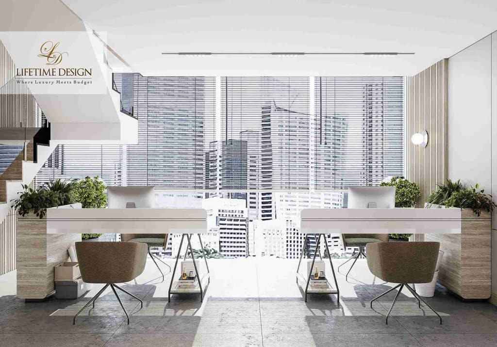 desain coworking space modern