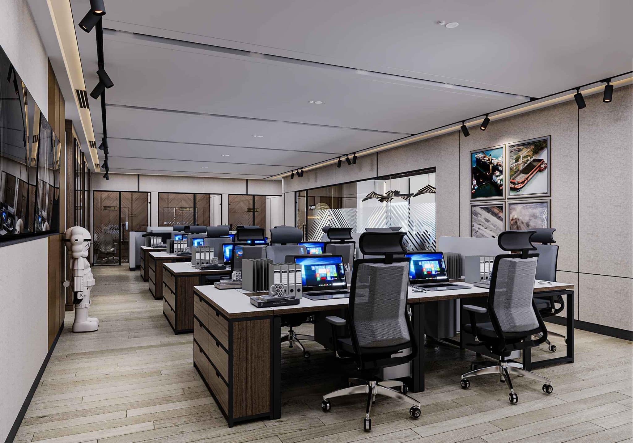 10 Inspirasi Desain Kantor Minimalis Elegan versi HOIRE