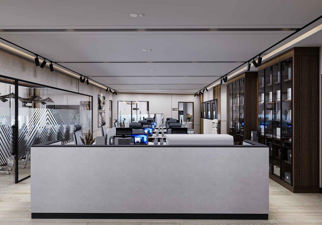 Ruang kantor minimalist