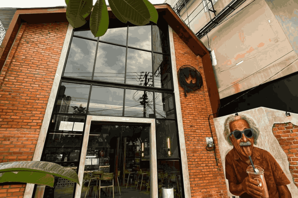 Layout Cafe Minimalis Modern