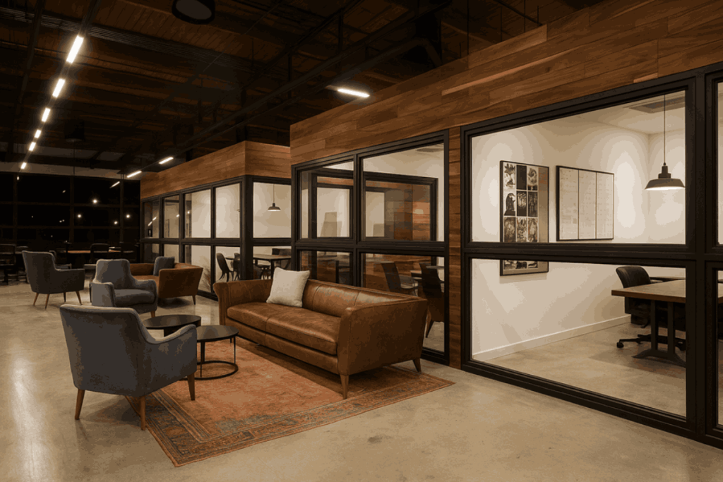 kantor konsep industrial