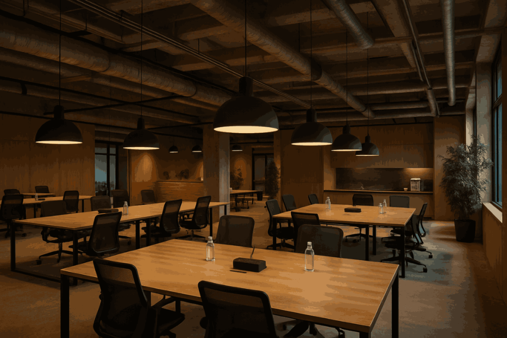 tata ruang kantor terbuka