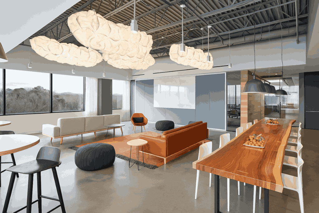 tata ruang kantor campuran