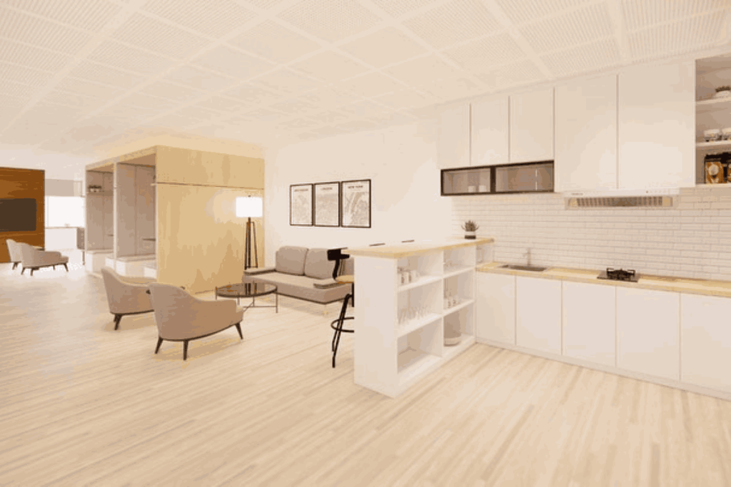 Desain pantry kantor minimalis
