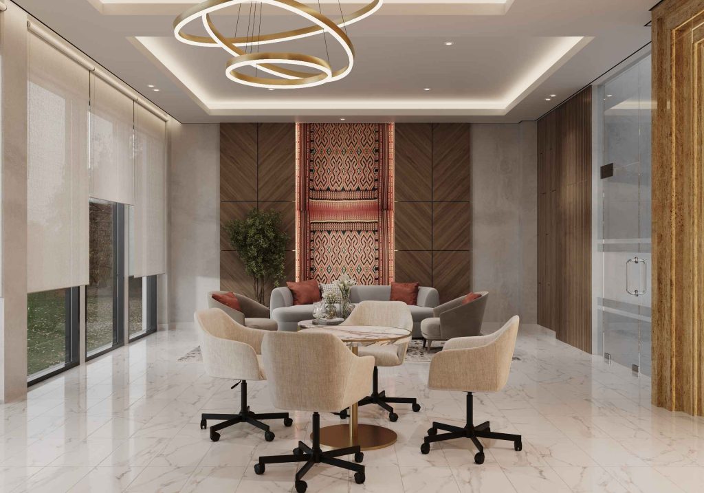 konstruksi interior kantor