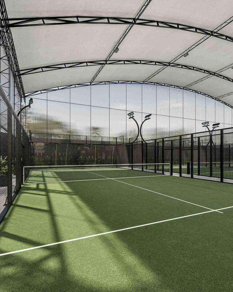 interior padel court