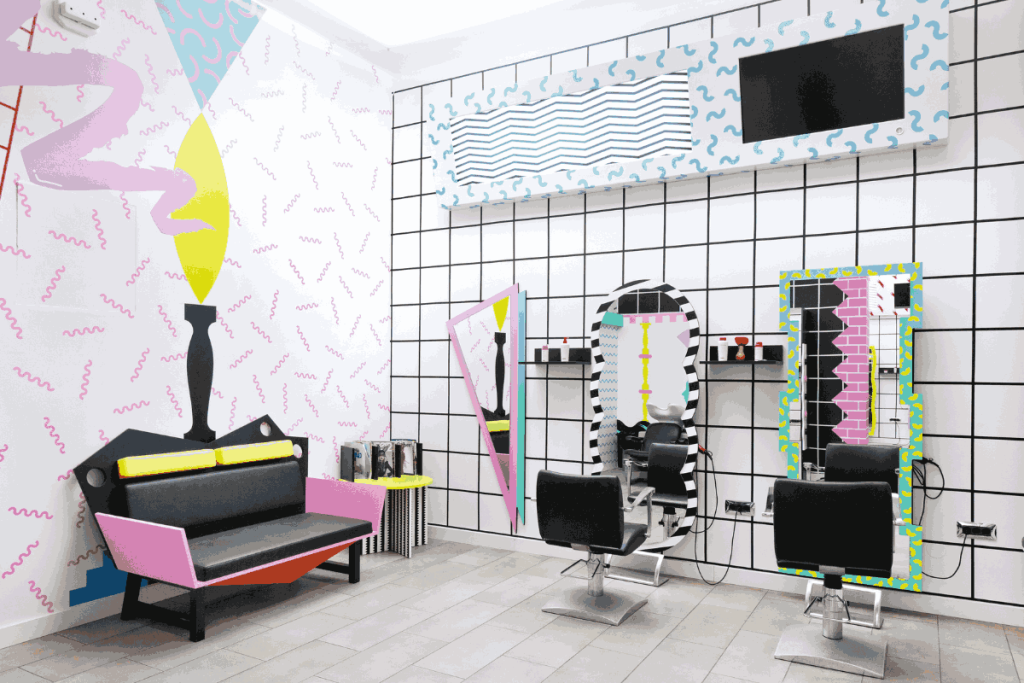 desain barbershop unik