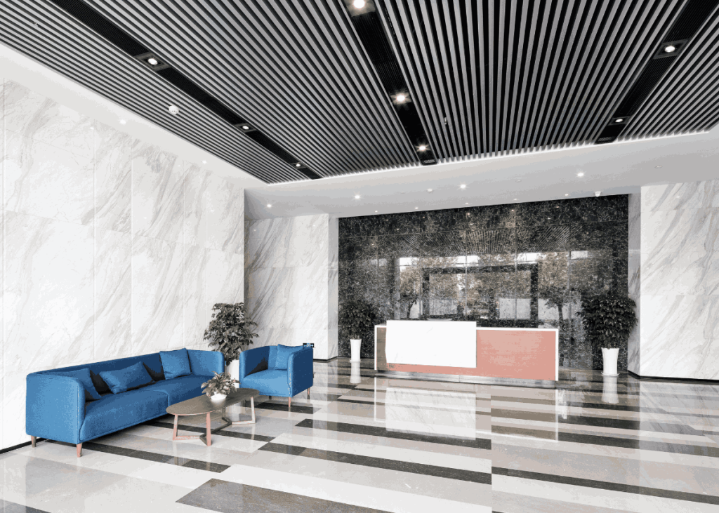 desain interior lobi