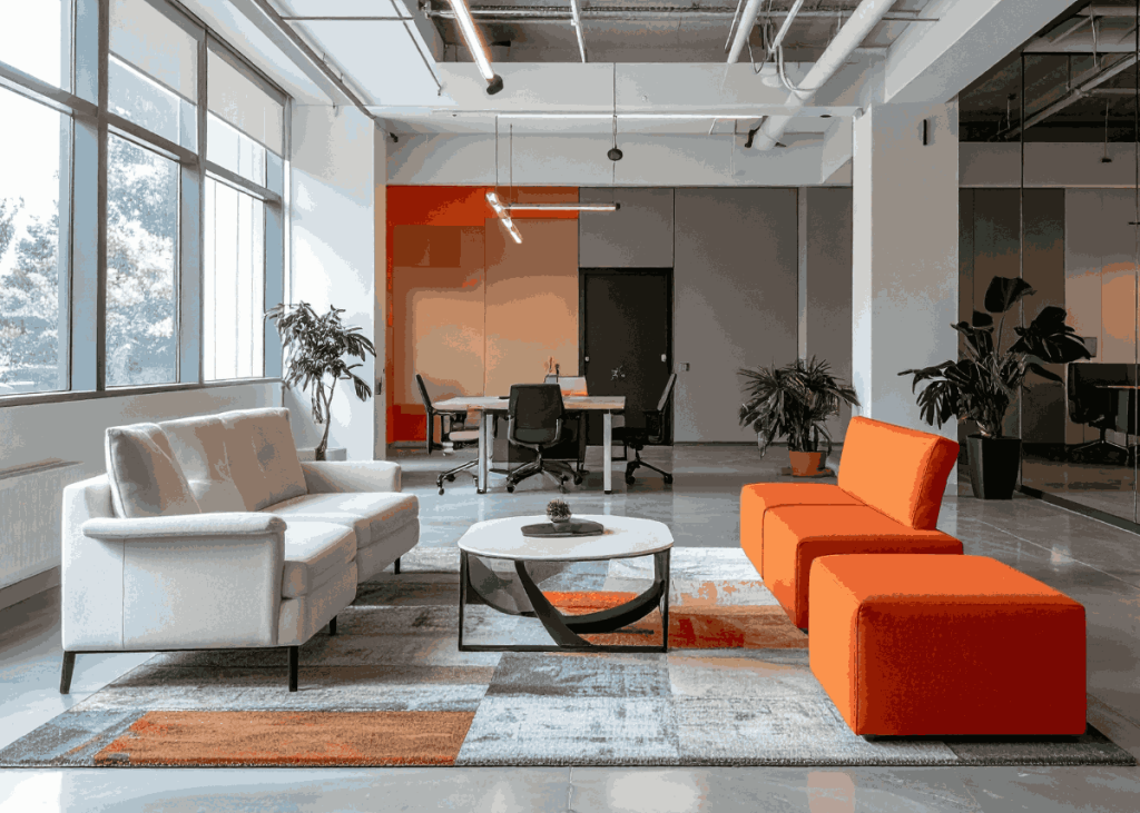 desain lounge modern
