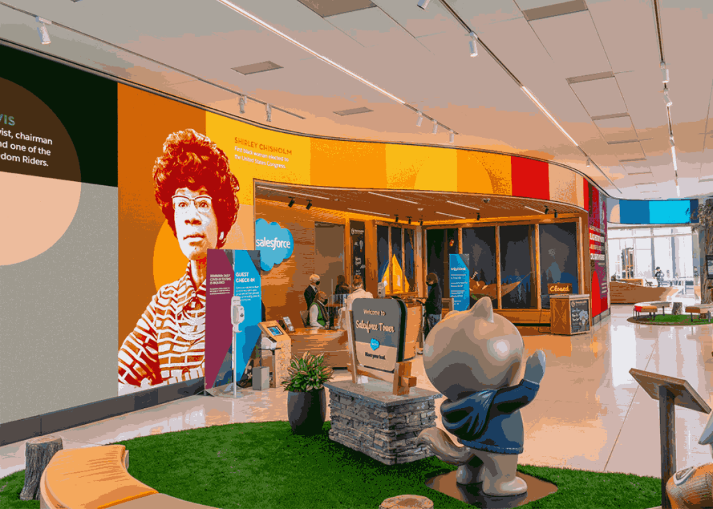 desain lobi kantor modern