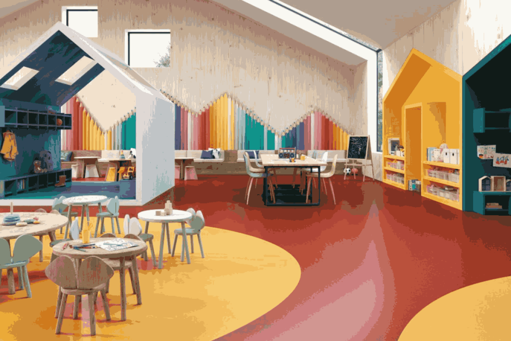 warna interior daycare